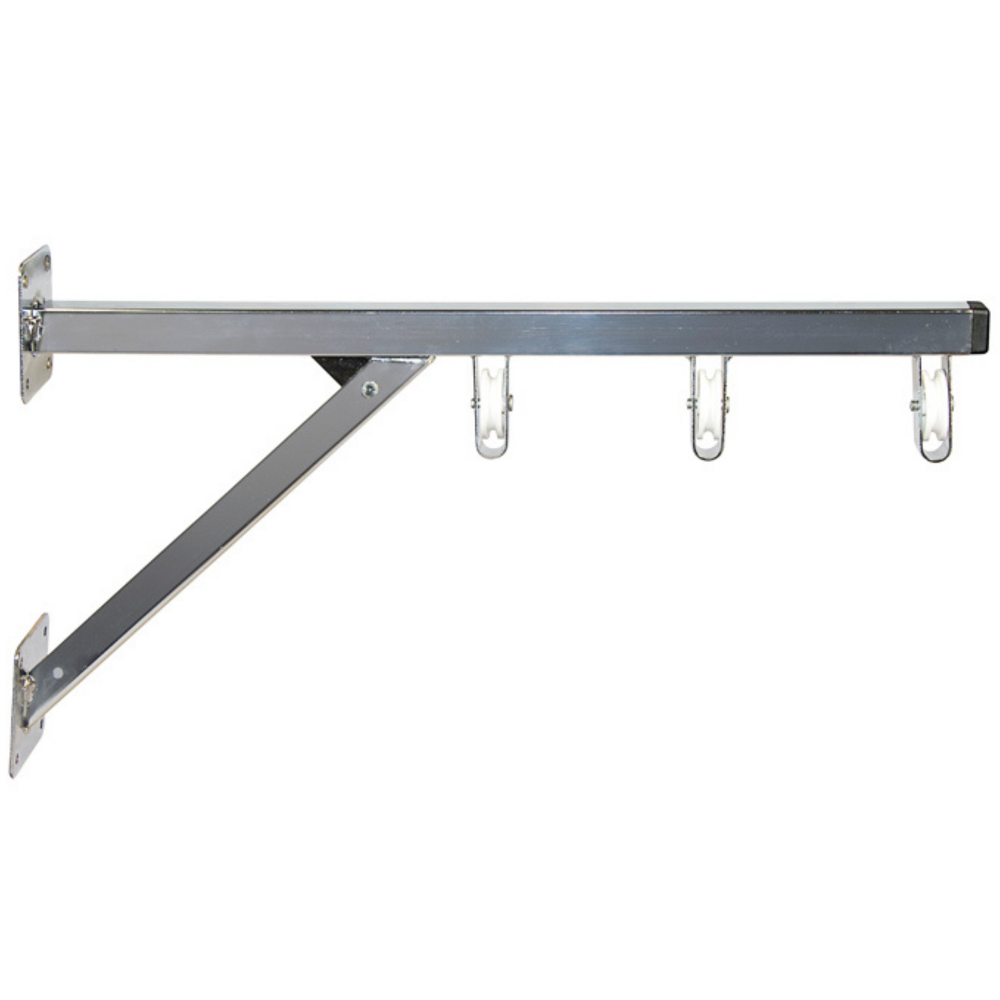 Stainless wall clothesline with strap