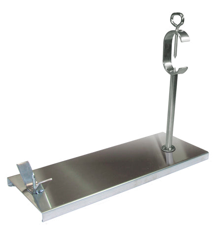 Stainless ham holder White Fiber Base