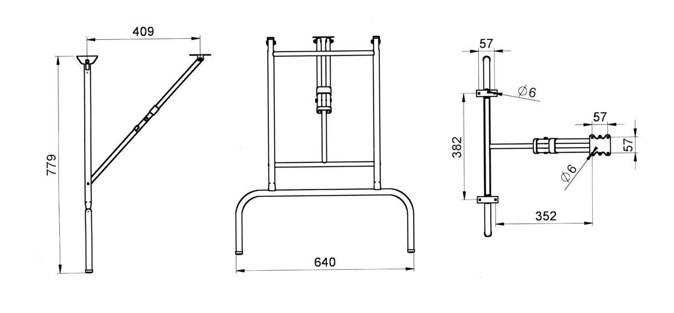 PATAS PLEGABLES MESA