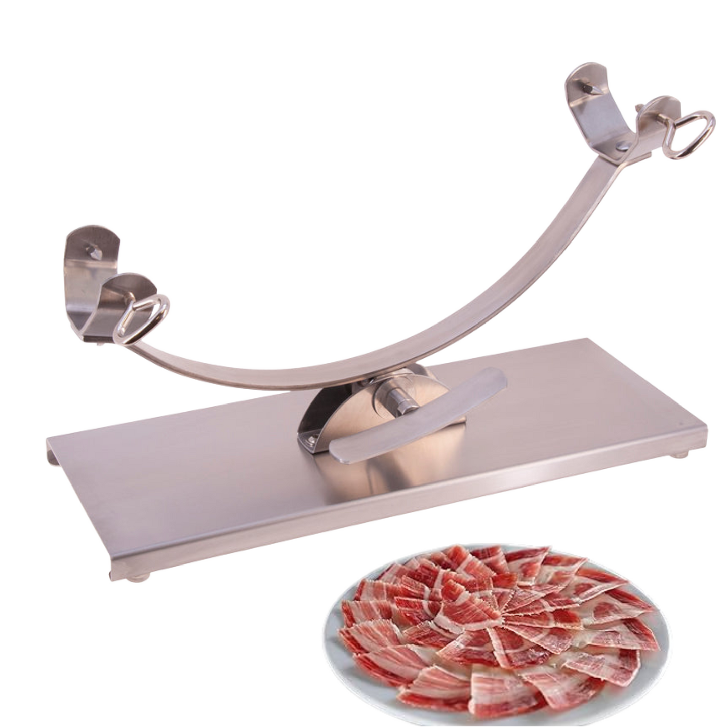 Jamonero Basculante Inox Premium Flores Cortés®
