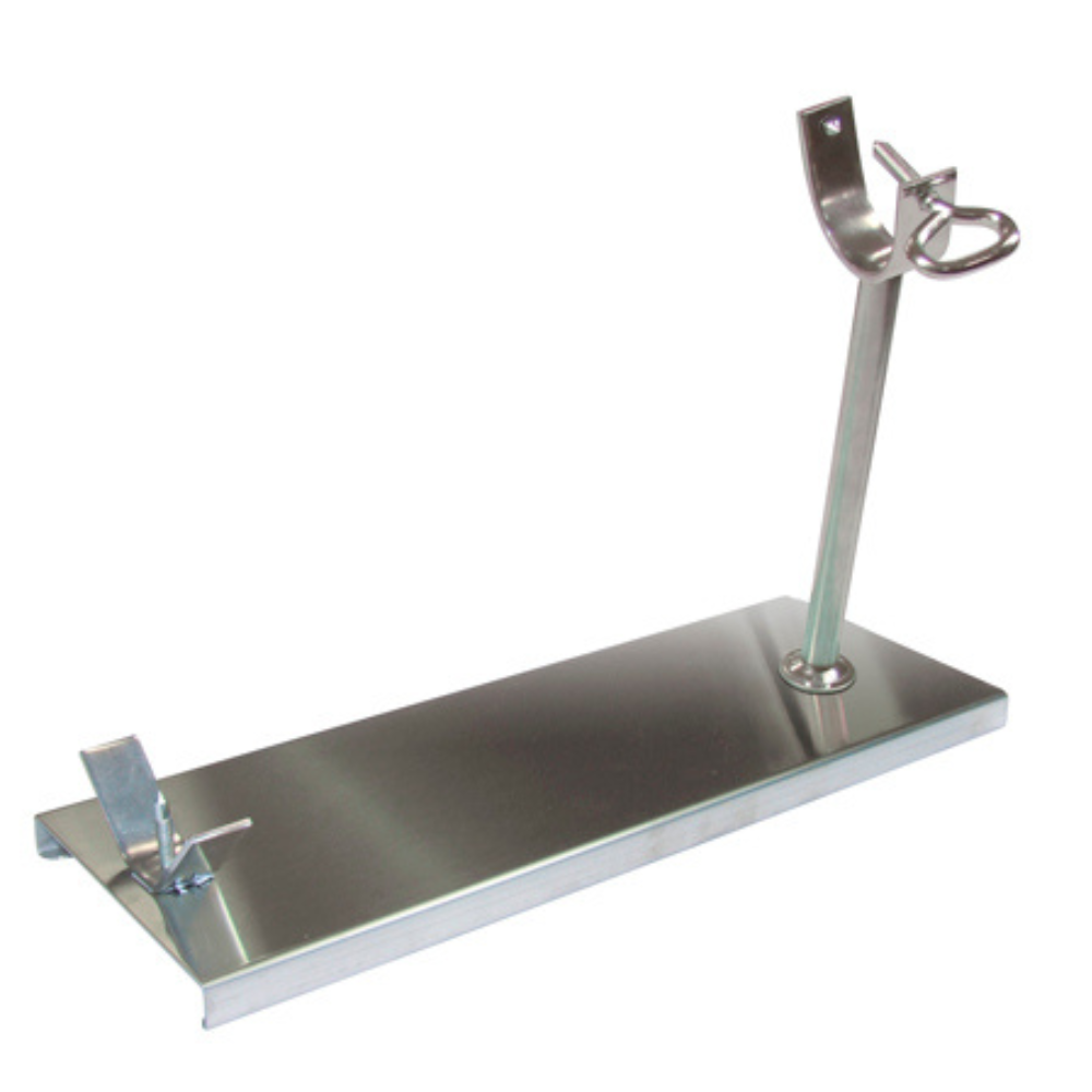 stainless ham holder