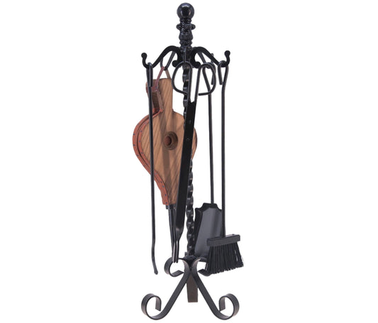 Set de cheminée tressé 5 p