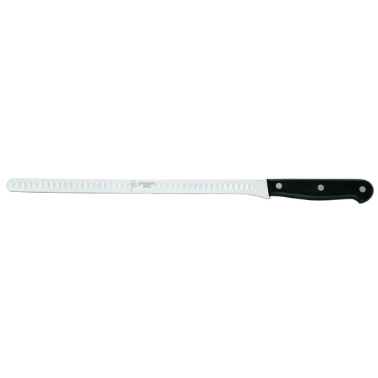 Couteau à jambon inox avec alvéoles